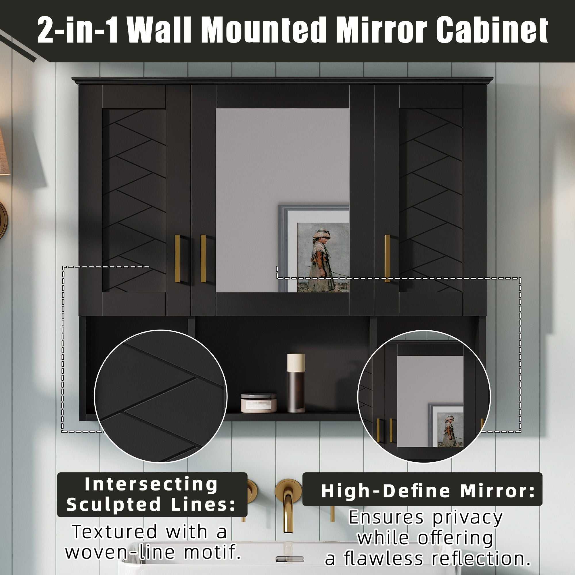 Modern Wall Mounted Medicine Cabinet