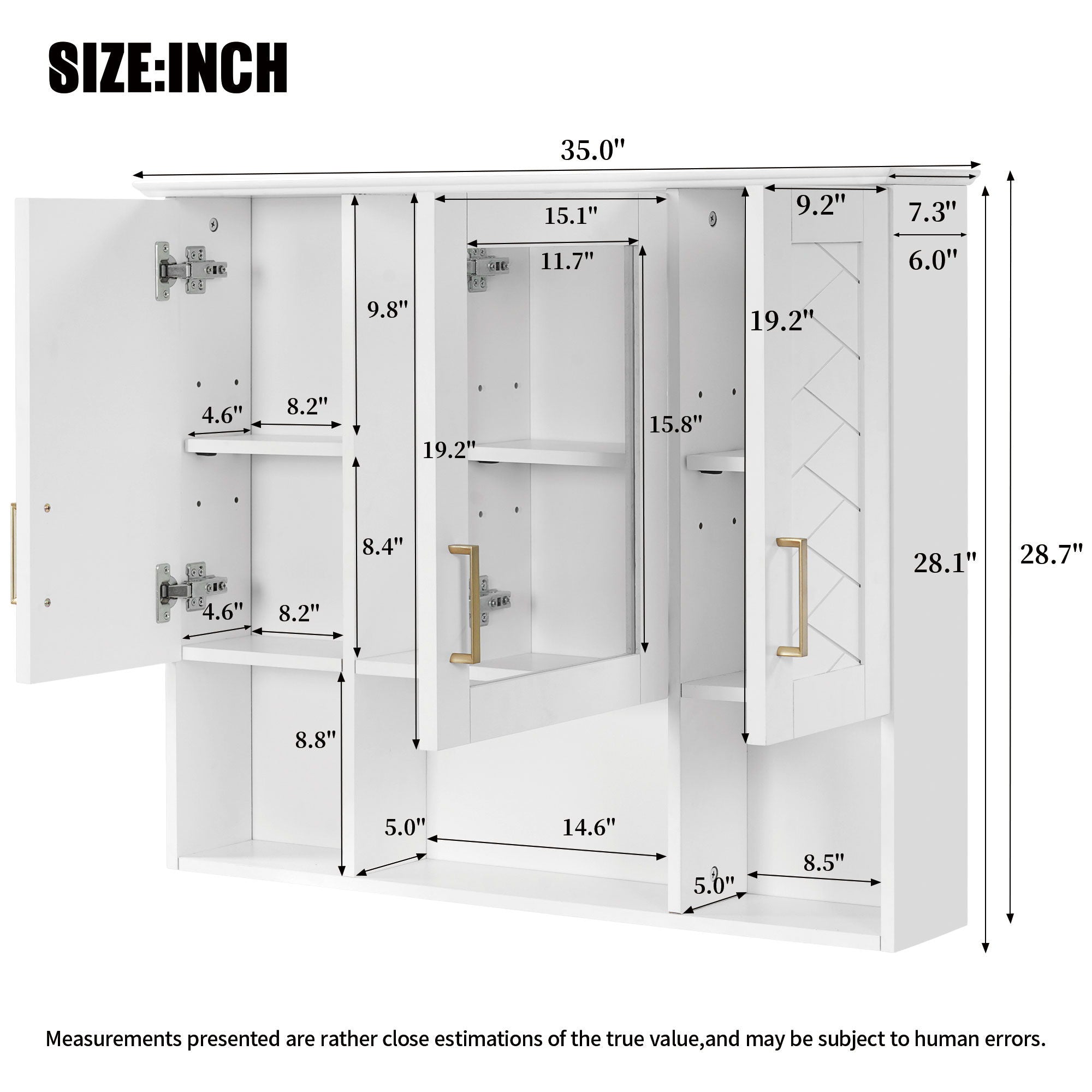 Modern Wall Mounted Medicine Cabinet