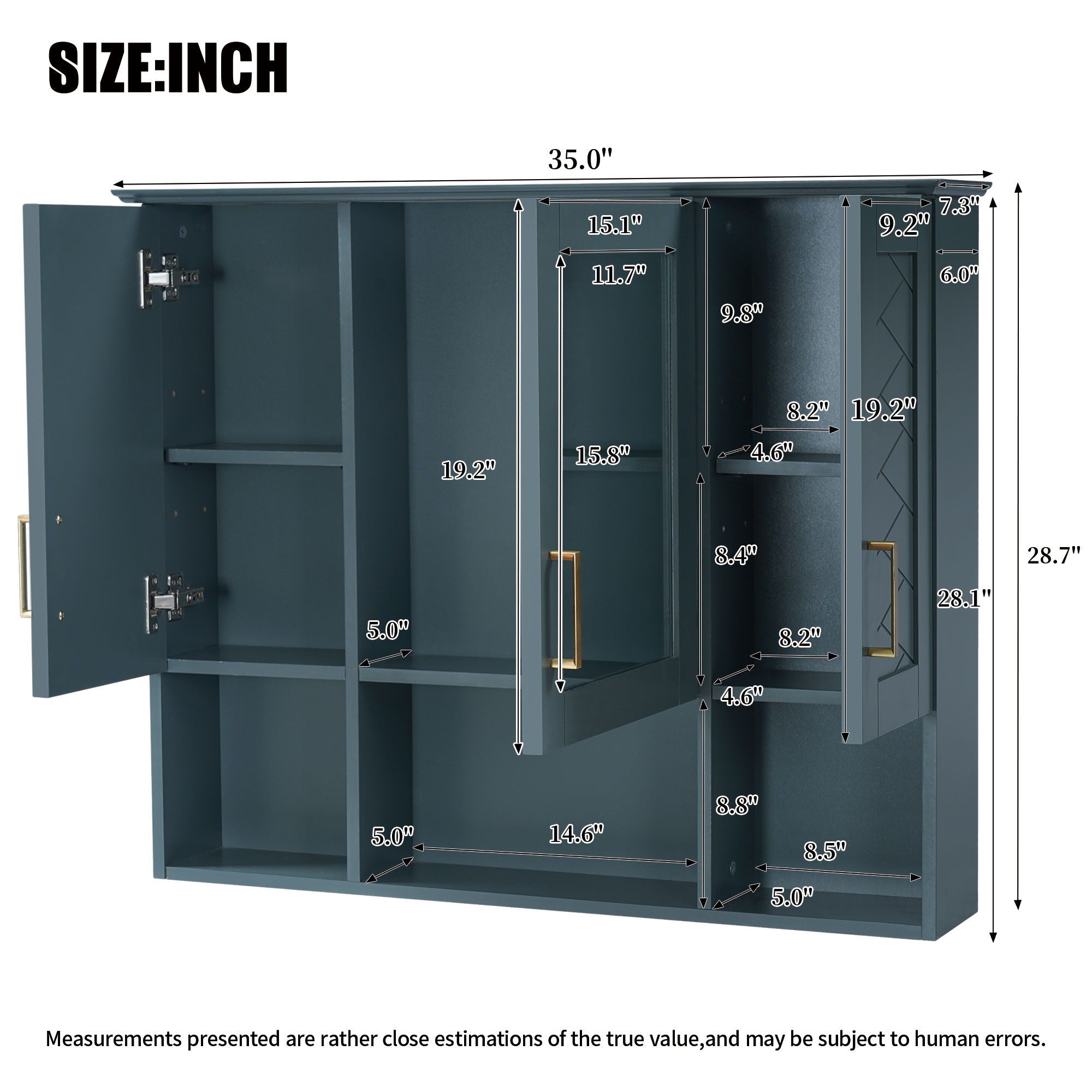 Modern Wall Mounted Medicine Cabinet