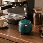 Mini Countertop Trash Can with Lid, Desktop Wastebasket