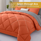 7 Pieces Bed in a Bag King Size,