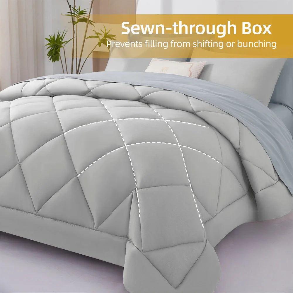 7 Pieces Bed in a Bag King Size,