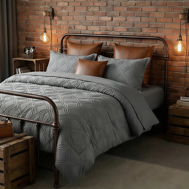 7 Pieces Bed in a Bag King Size,