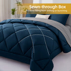 7 Pieces Bed in a Bag King Size,
