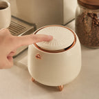 Mini Countertop Trash Can with Lid, Desktop Wastebasket
