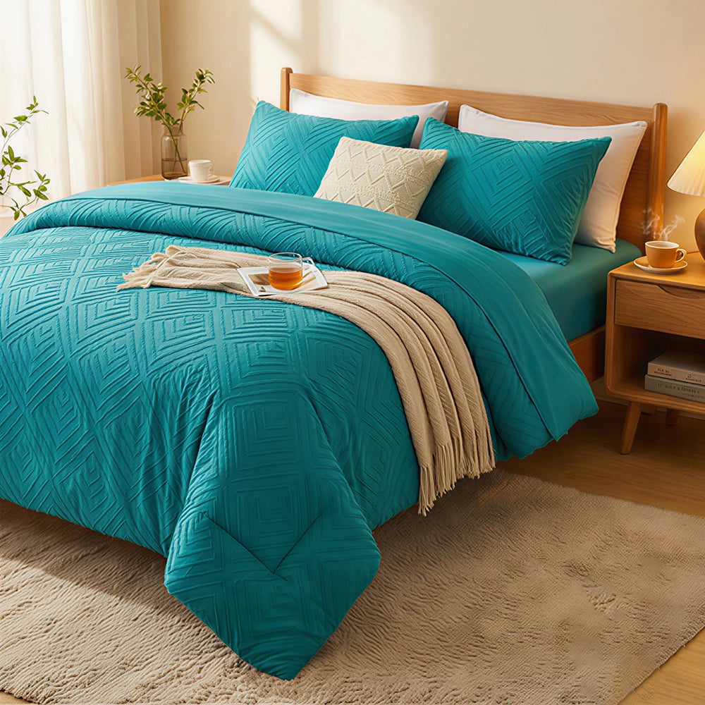 7 Pieces Bed in a Bag King Size,