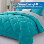 7 Pieces Bed in a Bag King Size,