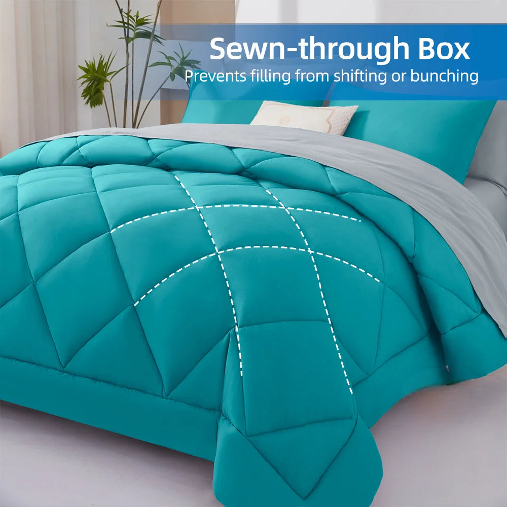7 Pieces Bed in a Bag King Size,