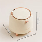 Mini Countertop Trash Can with Lid, Desktop Wastebasket