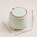 Mini Countertop Trash Can with Lid, Desktop Wastebasket