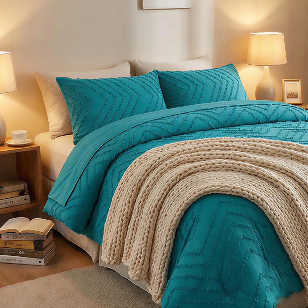 7 Pieces Bed in a Bag King Size,