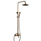 Classic Antique Brass Bathroom Shower Faucet Set Bathtub Shower