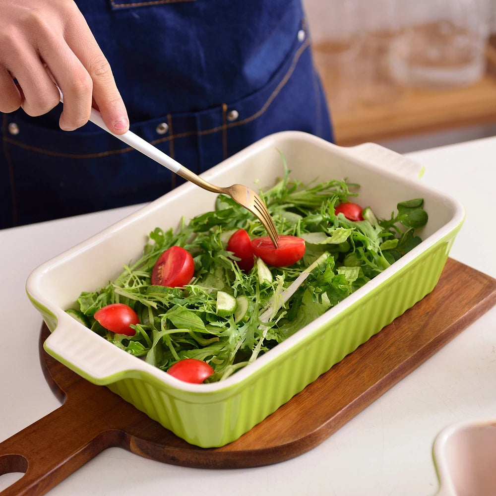 4-Piece Table Baking Dish Plate Set