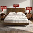 Savana Solid Wood 2-Drawer Nightstand
