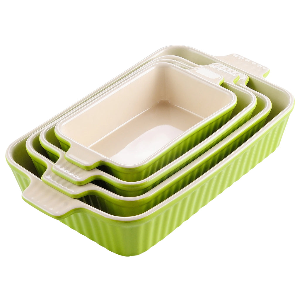 4-Piece Table Baking Dish Plate Set