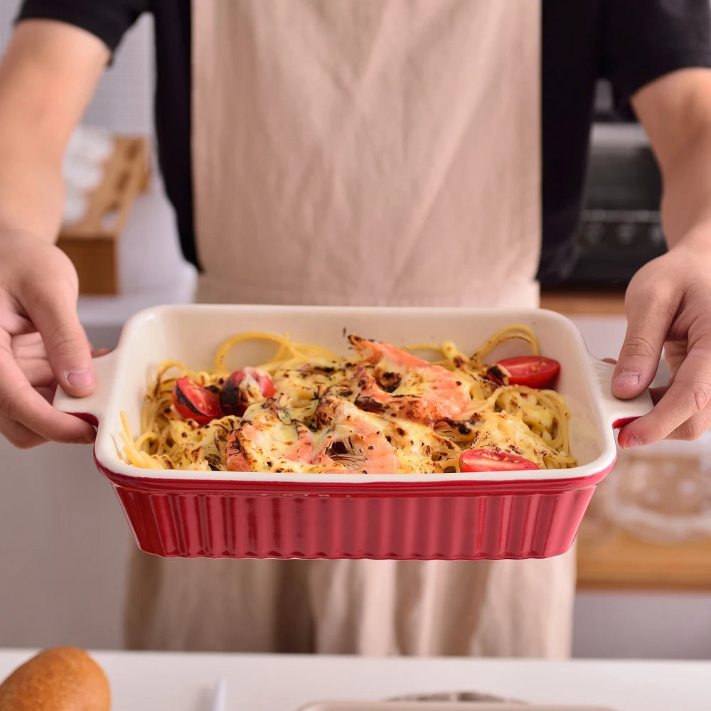 4-Piece Table Baking Dish Plate Set