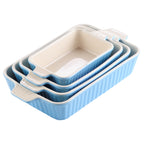 4-Piece Table Baking Dish Plate Set