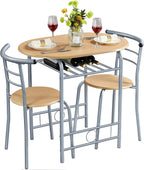 Kitchen Table & Chair Sets 2, Compact Bistro Table Set