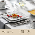 30/60PCS Marble Porcelain Dinnerware Set