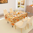 Waterproof PVC Flannel Table Cover Elastic Fitted Tablecloth