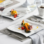 30/60PCS Marble Porcelain Dinnerware Set