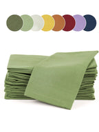 6/12PCS 40x40cm Cotton Linen Cloth Napkins Thickened Durable