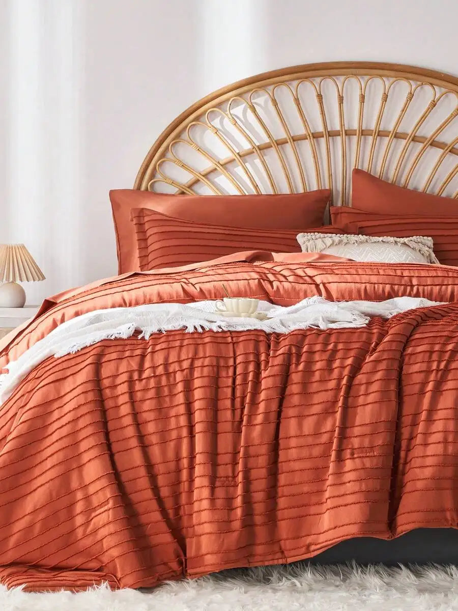 7-Piece Chic Cut Flower Bed Comforter Set
