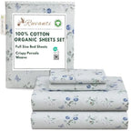 100% Cotton Organic Percale Sheets