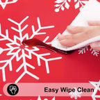 Waterproof PVC Flannel Table Cover Elastic Fitted Tablecloth