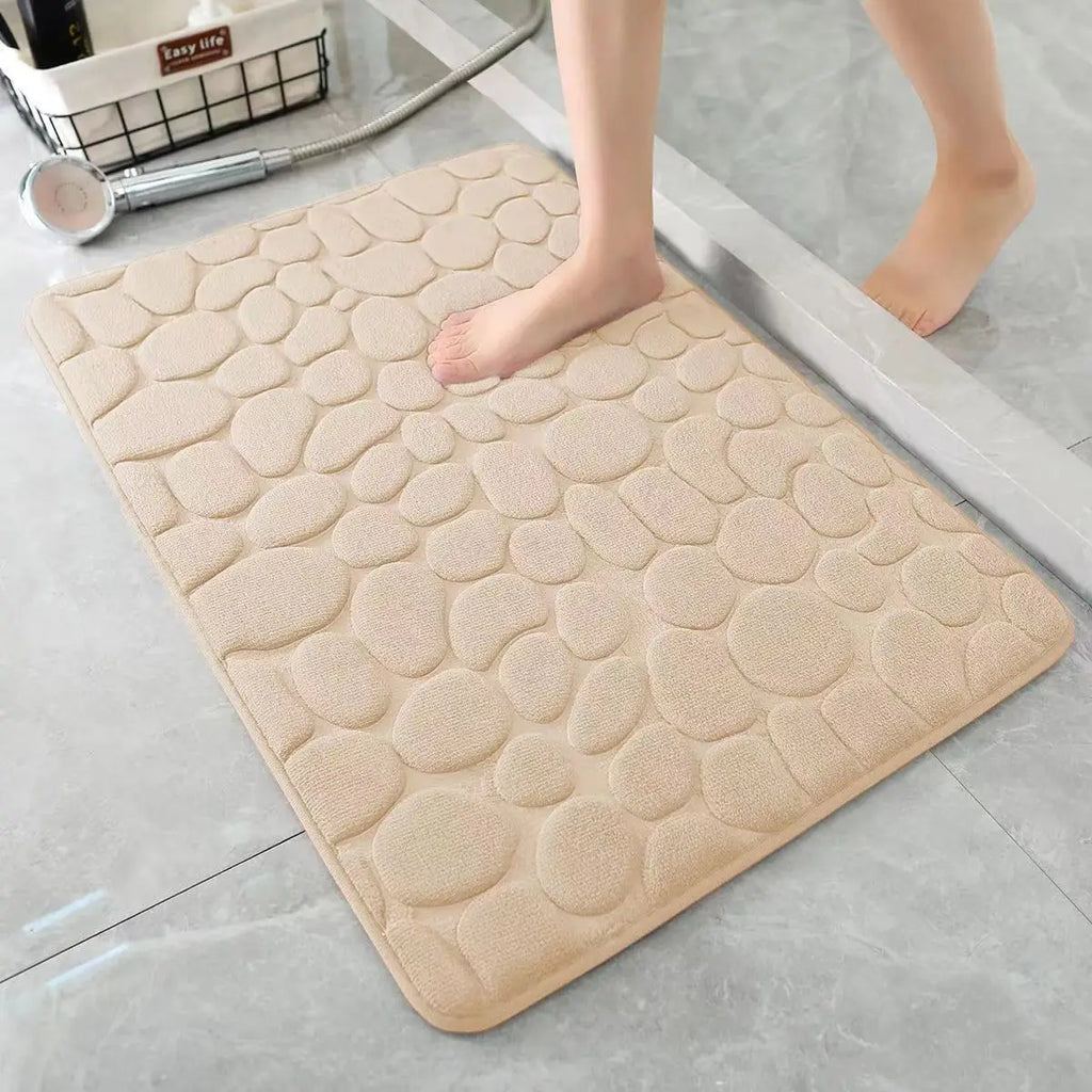3D Non Slip Bathroom Mat Bath Mats Absorbent Doormat Carpet