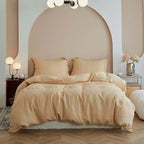 3Pcs100% Linen Bedding Set