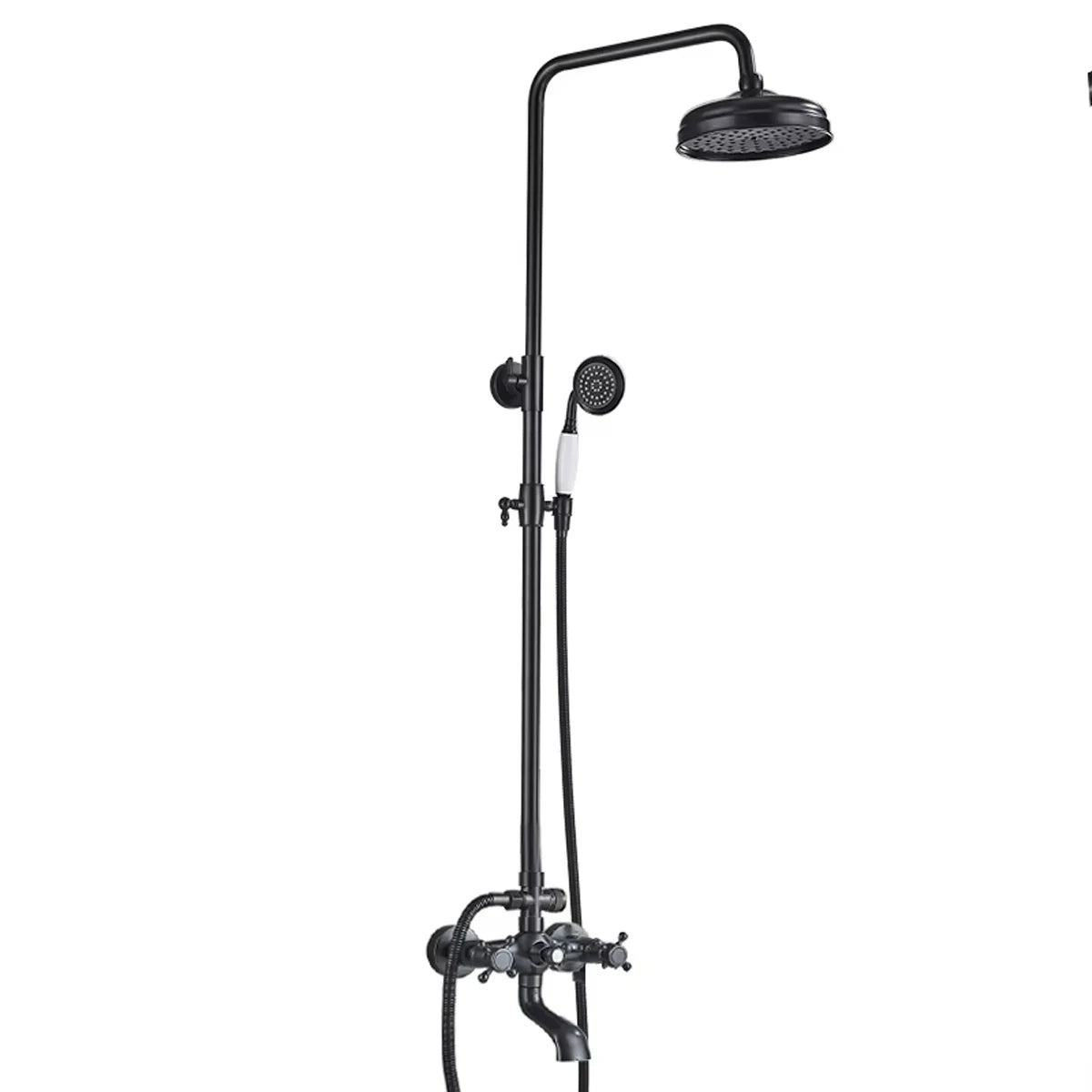 Classic Antique Brass Bathroom Shower Faucet Set Bathtub Shower