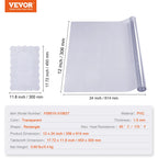 PVC Tablecloth Transparent Table Cloth 1.5mm Waterproof Kitchen