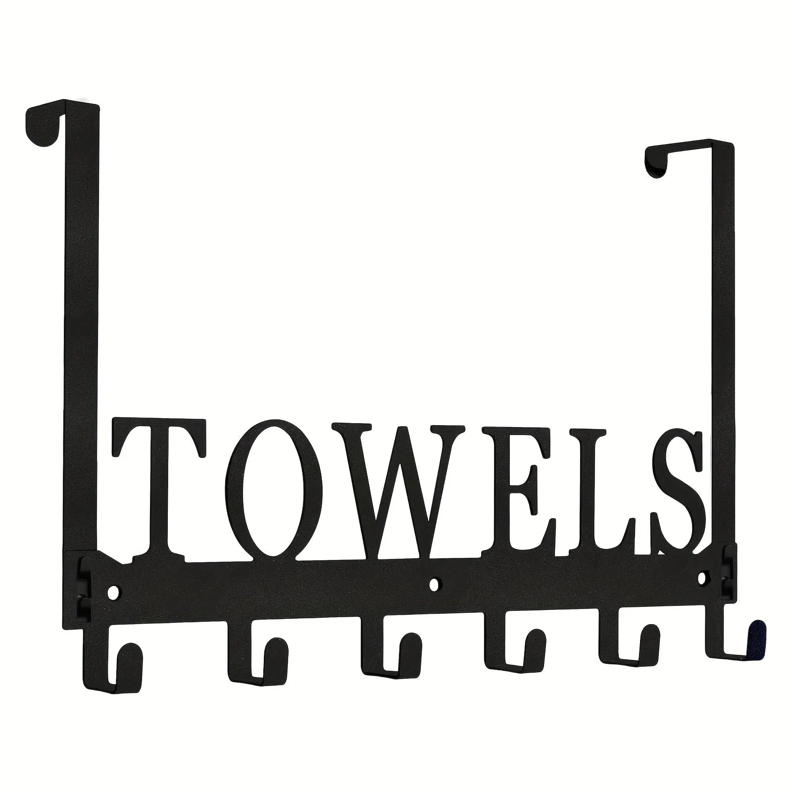 Over The Door Hooks, Towel Rack with 6 Hooks
