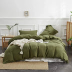 3Pcs100% Linen Bedding Set