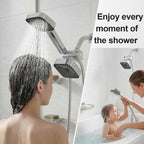 High-Flow 2-in-1 Wall-Mounted Handheld Shower Head