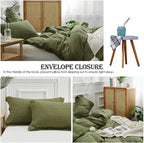 3Pcs100% Linen Bedding Set