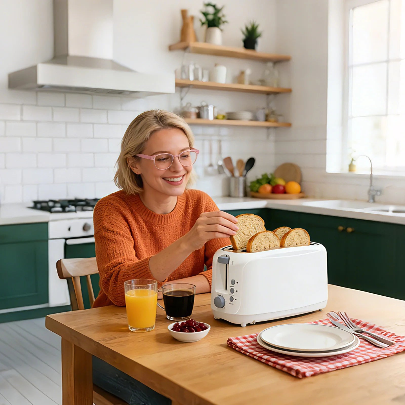 4 Slice Extra Long Slot Toaster