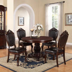 5pc Dining Set with 1 Classic Dining Table & 4x Side Chair