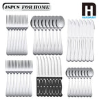 48Pcs Stainless Steel Cutlery Set Steak Knives