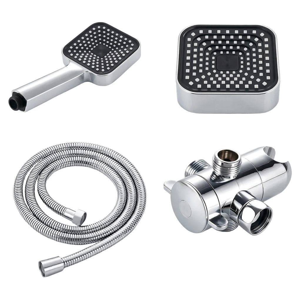 High-Flow 2-in-1 Wall-Mounted Handheld Shower Head