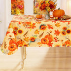 Waterproof PVC Flannel Table Cover Elastic Fitted Tablecloth