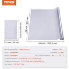 PVC Tablecloth Transparent Table Cloth 1.5mm Waterproof Kitchen