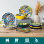 24 PCS Ceramic Dinnerware Set