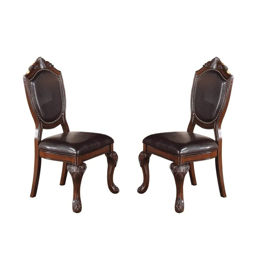 5pc Dining Set with 1 Classic Dining Table & 4x Side Chair