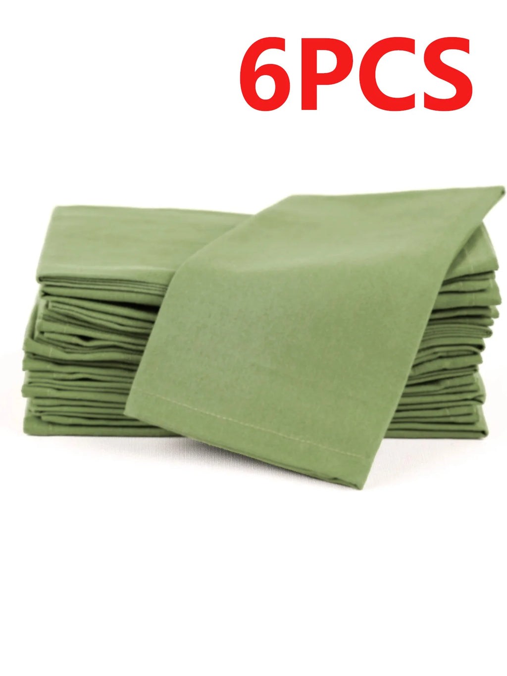 6/12PCS 40x40cm Cotton Linen Cloth Napkins Thickened Durable