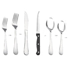 48Pcs Stainless Steel Cutlery Set Steak Knives