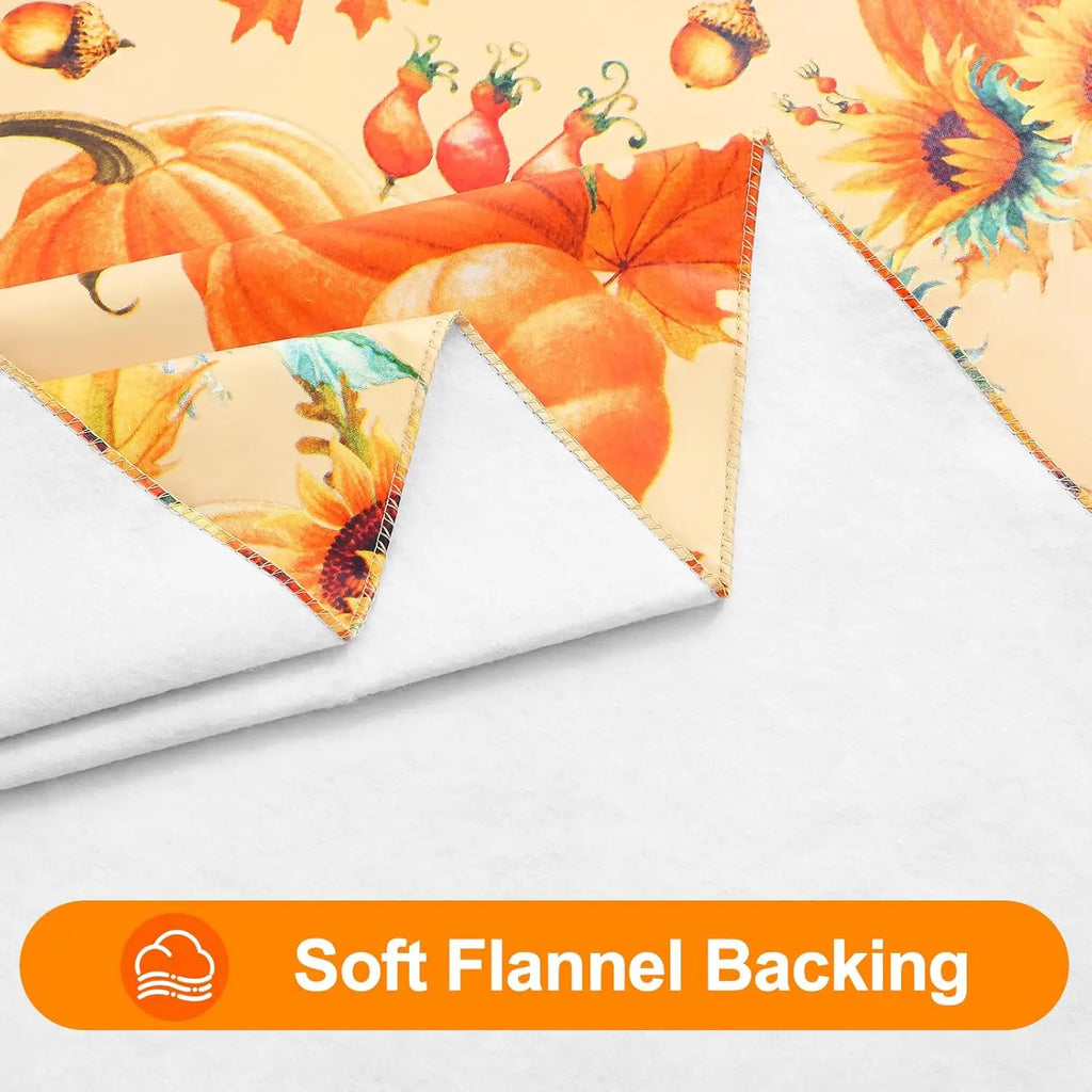 Waterproof PVC Flannel Table Cover Elastic Fitted Tablecloth