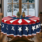 A Round Tablecloth Designed for Various Occasions