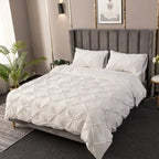 Crafts 3D Pinch Pleated Duvet Cover Set